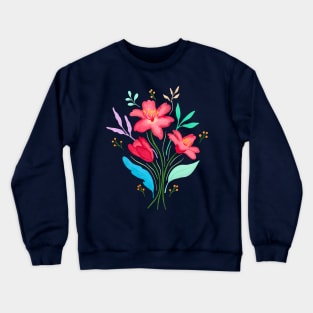 Floral Watercolor Crewneck Sweatshirt